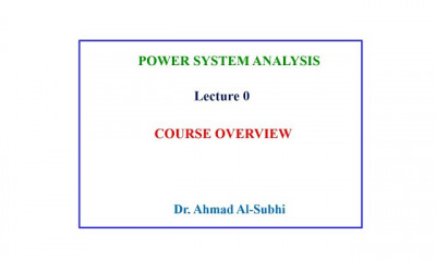 Power System Analysis